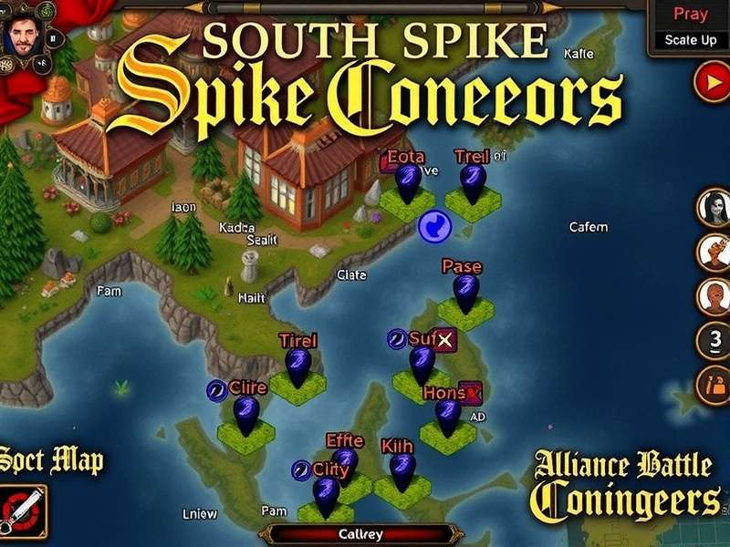 South Spike Conquerors Strategy Map